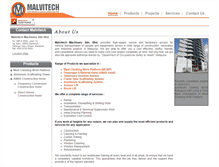 Tablet Screenshot of malvitech.com